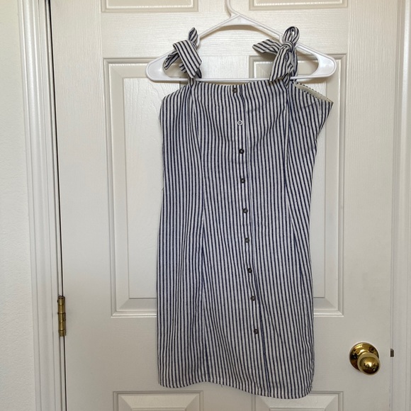 EN CREME stripe dress size large - Picture 2 of 8